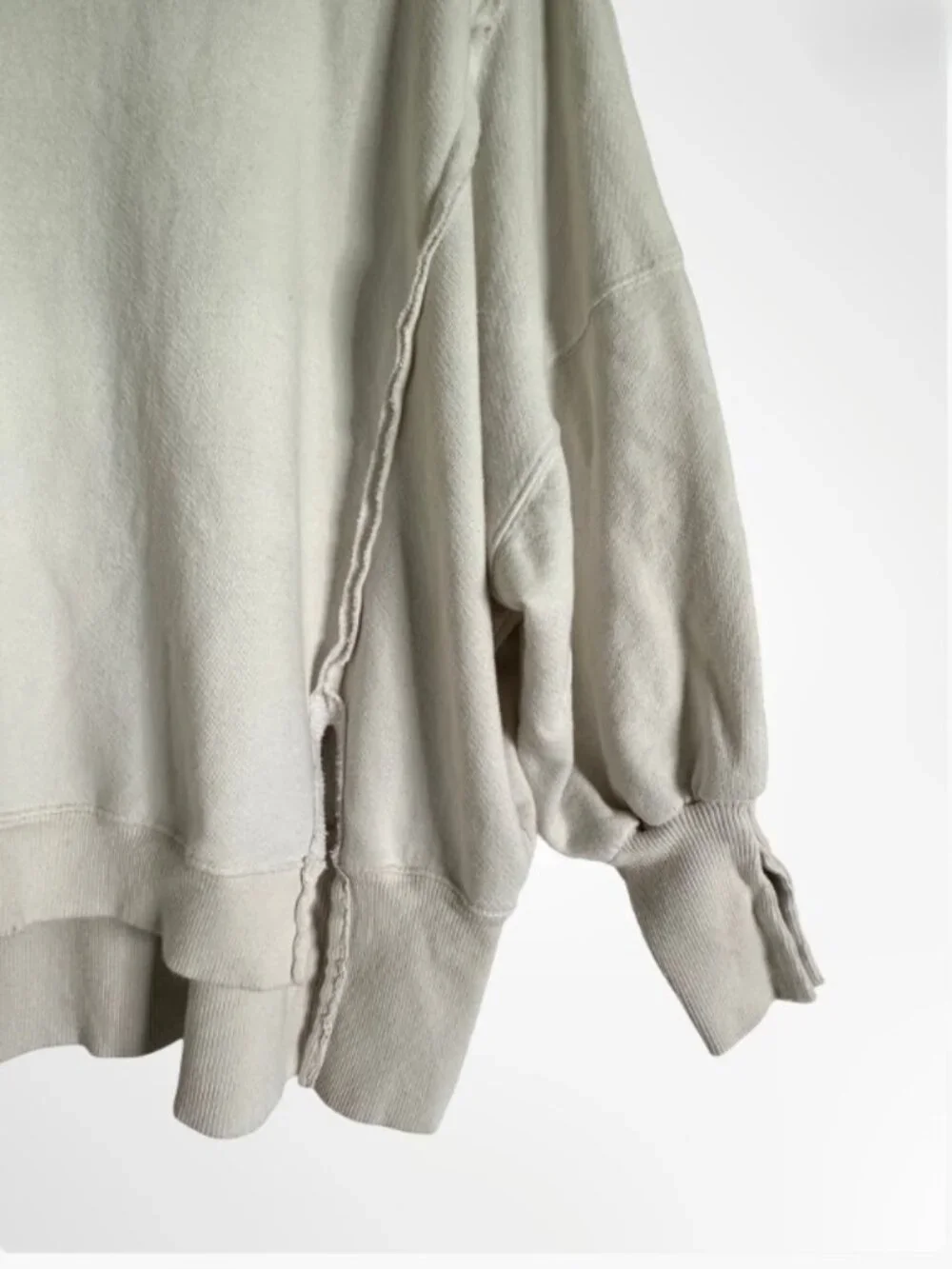 NWOT Free People We The Free Camden Sweatshirt Cream XS Slouchy